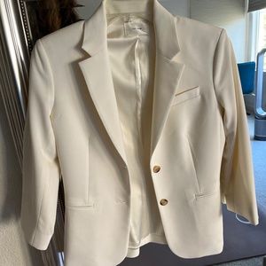 The row cream schoolgirl blazer